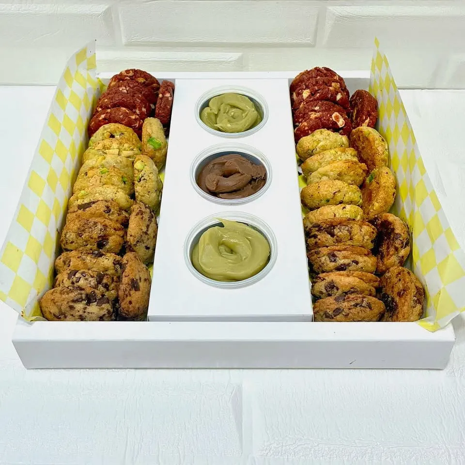 Mini cookies con dips